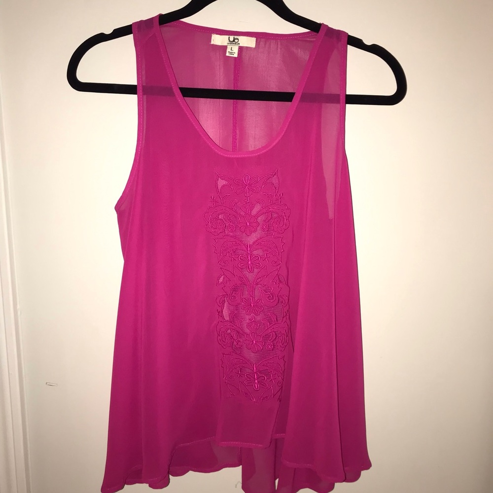 Ya pink tank top